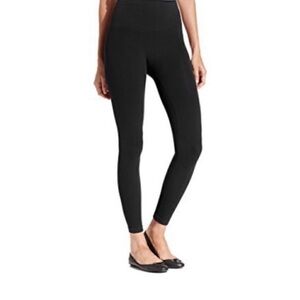 STAR POWER by SPANX Women's Size Medium High Waist Leggings Black Tummy Control